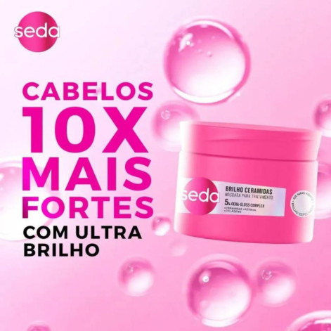 Máscara de Tratamento Seda Brilho Ceramidas 300g