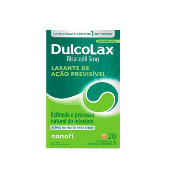 Laxante Dulcolax 5mg 20 comprimidos