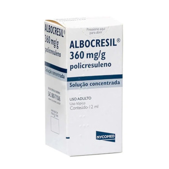 Albocresil Policresuleno 360mg/g Solução 12ml