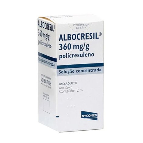 Albocresil Policresuleno 360mg/g Solução 12ml