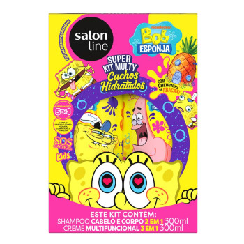 Kit Shampoo + Creme Multy Kids Bob Esponja 300ml