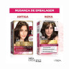 Tinta de Cabelo Permanente Imédia Excellence L'Oréal Paris Creme - 4 Castanho Natural