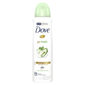Desodorante Antitranspirante Dove Go Fresh Pepino e Chá Verde aerossol 150mL