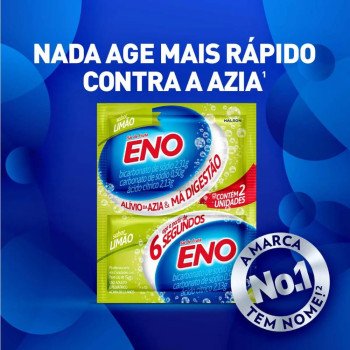 Sal de Fruta Eno Limão Pó Efervescente 5g 2 envelopes