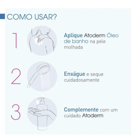 Óleo de Banho Hidratante Bioderma Atoderm 200ml