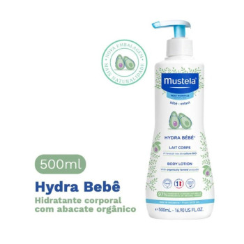 Hidratante Infantil Mustela Hydra Bebê para Pele Normal 500ml