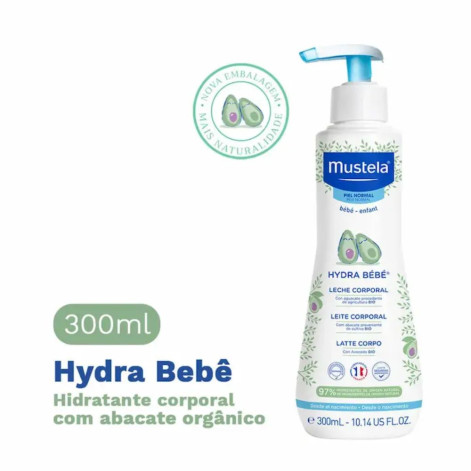 Hidratante Corporal Infantil Mustela Hydra Bebê com 300ml