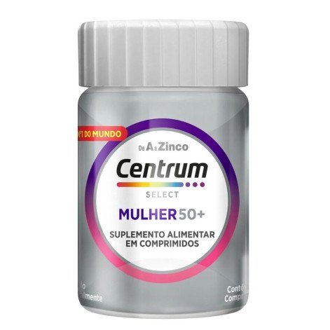 Suplemento Alimentar Centrum Mulher 50+ Select 30 Comprimidos