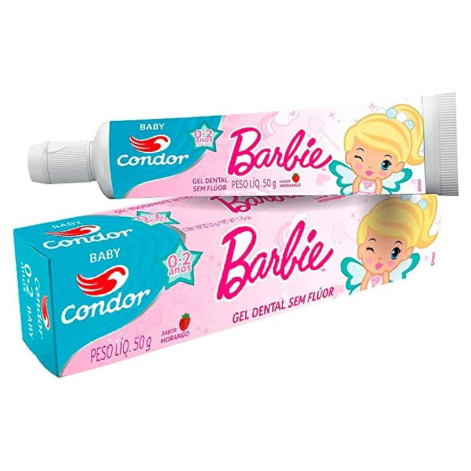 Gel Dental Condor Barbie Baby S/Fl 50G