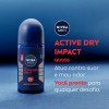  Desodorante Antitranspirante Roll-On Nivea Men Active Dry Impact 72h Sem Álcool 50ml