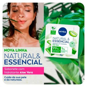 Sabonete em Barra Nivea Natural & Essencial Aloe Vera 90g