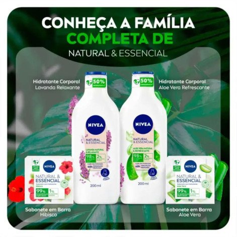 Sabonete em Barra Nivea Natural & Essencial Aloe Vera 90g