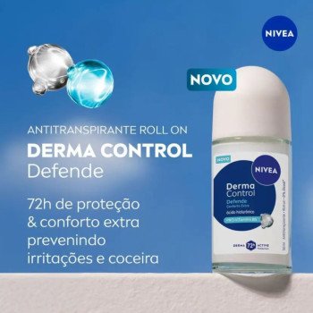 Desodorante Roll-On Nivea Derma Control Defende 50ml