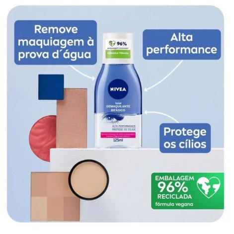 Demaquilante Bifásico Nivea 125ml