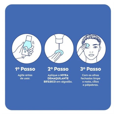 Demaquilante Bifásico Nivea 125ml