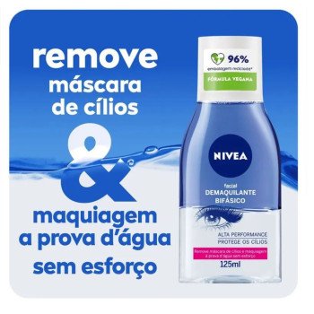 Demaquilante Bifásico Nivea 125ml