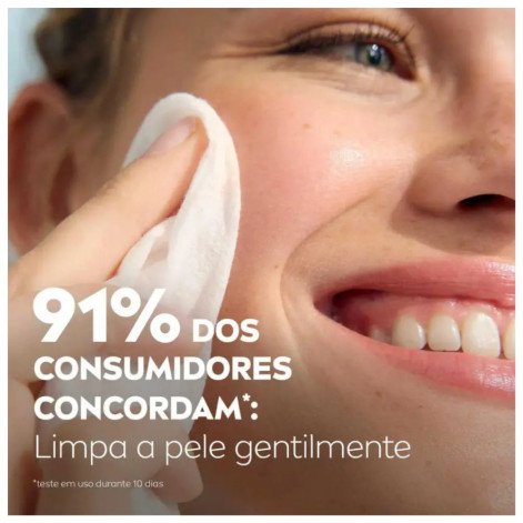 Lenço Demaquilante Nivea 3 em 1 Ação Refrescante 25 unidades