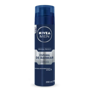 Espuma de Barbear Nivea Men Original Protect 200ml