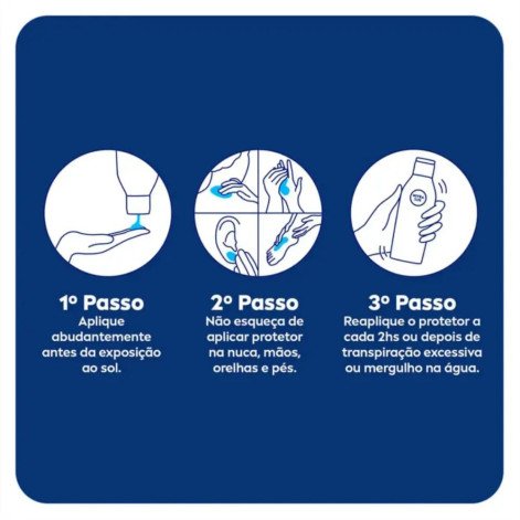 Protetor Solar Facial e Corporal Loção Protect & Hidrata FPS 30 Nivea Sun 400ml