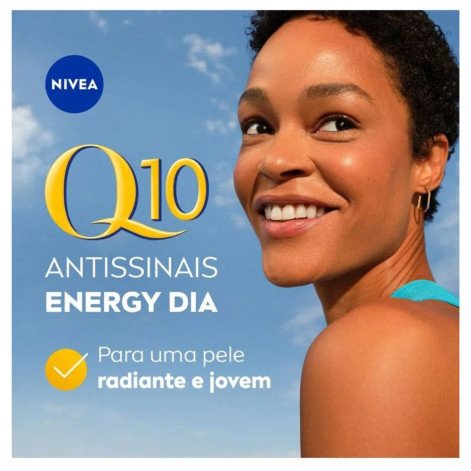 Creme Facial Antissinais Dia Fps15 Nivea Q10 Energy 50g