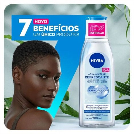 Água Micelar Nivea Solução De Limpeza 7 Em 1 200ml