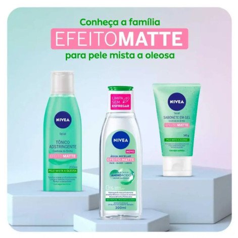 Água Micelar Nivea 7 em 1 Efeito Matte 200ml