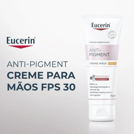 Creme Clareador para Mãos FPS 30 Eucerin Anti-Pigment com 75ml