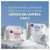 Lenco Demaquilante Nivea 3 Em 1 Com 25 Unidades Acao Hidratante