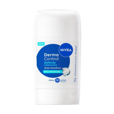 Desodorante Antitranspirante Stick Nivea Derma Control Defende 72h 54g