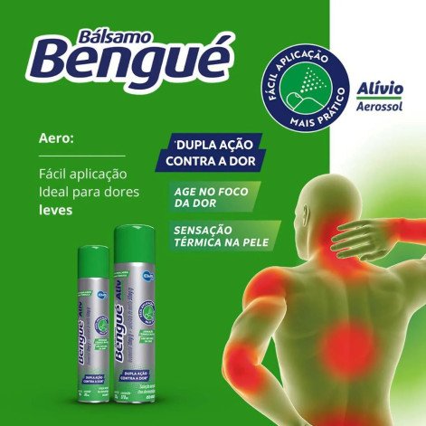  Bálsamo Bengué 10mg/g + 50mg/g Aerosol com 120g