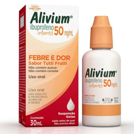 Alivium Infantil Ibuprofeno 50mg/ml Gotas 30ml