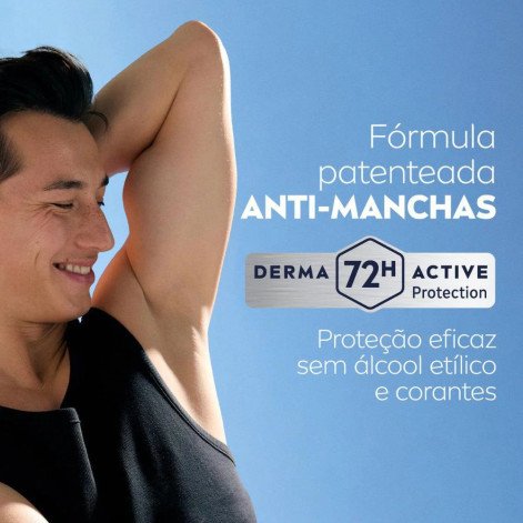 Desodorante Antitranspirante Aerosol Nivea Men Black & White Invisible Fresh 72h 150ml