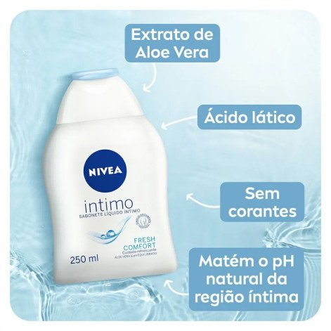 Sabonete Líquido Intimo Nivea Fresh Comfort 250ml