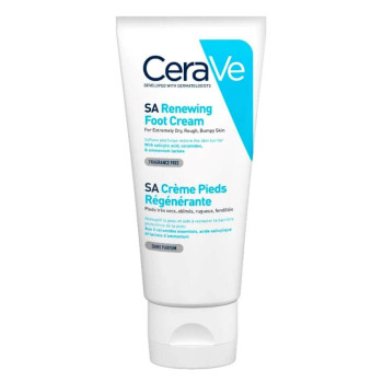 Creme CeraVe SA Renovador para os Pés com 88ml