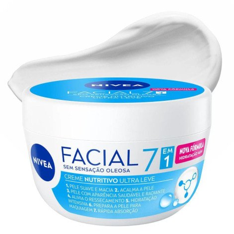Creme Facial Nutritivo Nivea Ultraleve 7 em 1 - 100g