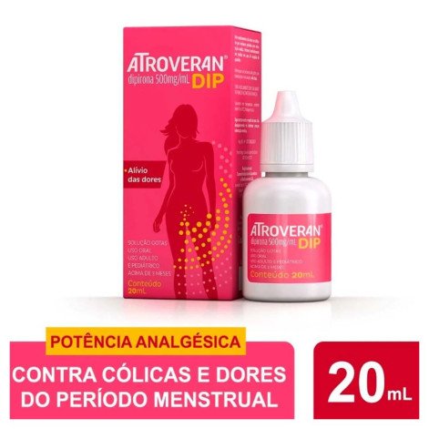  Atroveran Dip Dipirona Monoidratada 500mg/ml Gotas 20ml