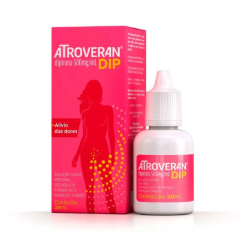  Atroveran Dip Dipirona Monoidratada 500mg/ml Gotas 20ml