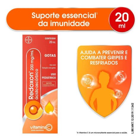 Vitamina C Gotas Redoxon 200mg/ml 20ml