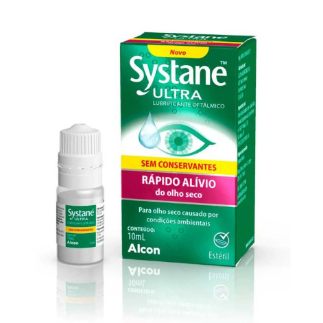 Lubrificante Oftálmico Systane Ultra Alívio Rápido Sem Conservante 10ml