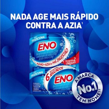 Sal de Fruta Eno Tradicional Pó Efervescente 5g 2 envelopes