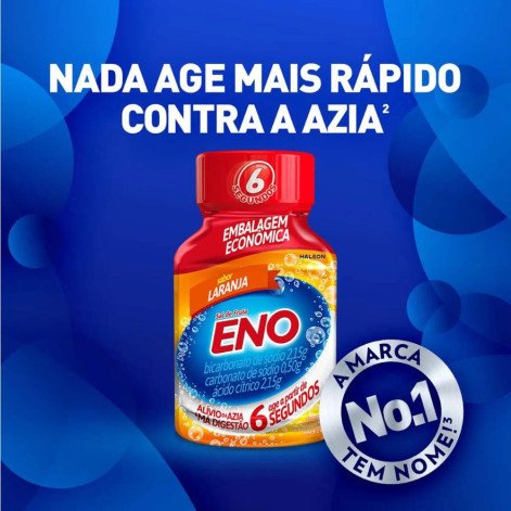 Sal de Fruta Eno Laranja Pó Efervescente 100g
