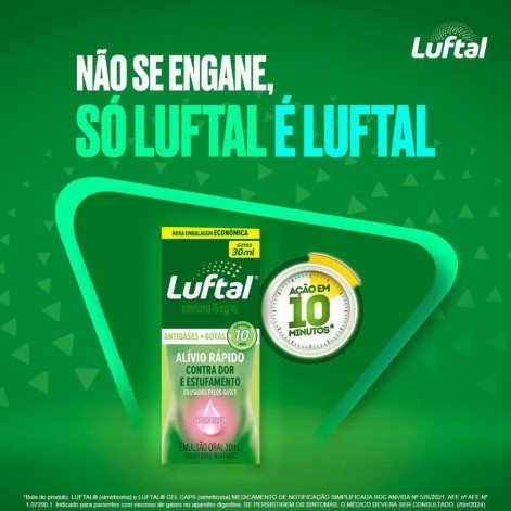  Luftal Simeticona 75mg/ml Gotas 30ml