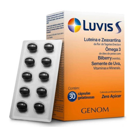 Polivitamínico Luvis S para visão 30 cápsulas