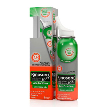 Rinosoro Jet XT 9,0mg/ml Descongestionante Spray 100ml Solução