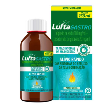  LuftaGastro Sabor Menta Suspensão Oral 150ml