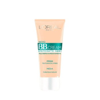 Base BB Cream L'Oréal Paris Efeito Matte Cor Média FPS 50 30ml