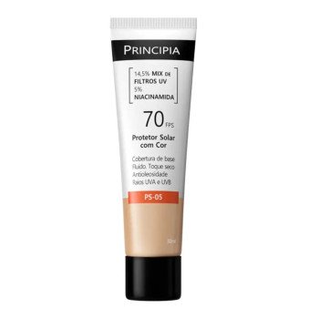 Protetor Solar Facial Principia Skincare Ps-05 14,5% Mix de Filtros Uv + 5% Niacinamida FPS 70 Cor 1.0 30ml