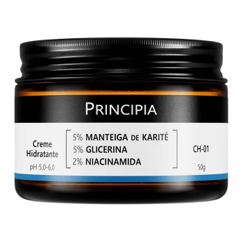 Creme Hidratante Principia Skincare Manteiga de Karité + Glicerina + Niacinamida CH-01 50g