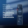 Desodorante Antitranspirante Aerosol Nivea Men Deep Original Carvão Ativado 72h 150ml