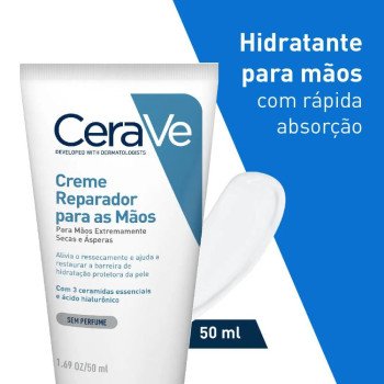 Creme Reparador para as Mãos CeraVe com 50ml